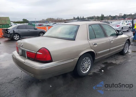 2002 Mercury Grand Marquis Gs из США, поврежденный, VIN 2MEFM74W22X663448